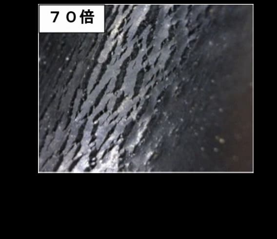 つぶれ圧低下の影響